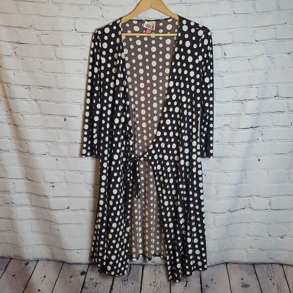 Y2K Robbie Bee Black and White Polka Dot - Picture 1 of 6